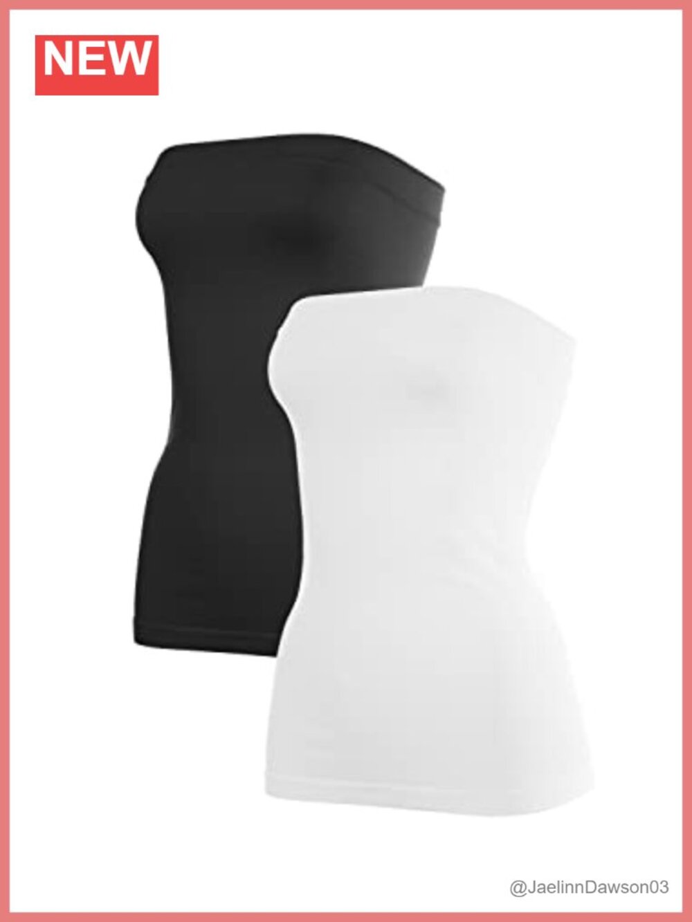 Kurve Seamless Stretch Long Bandeau Tube Top Strapless Layering